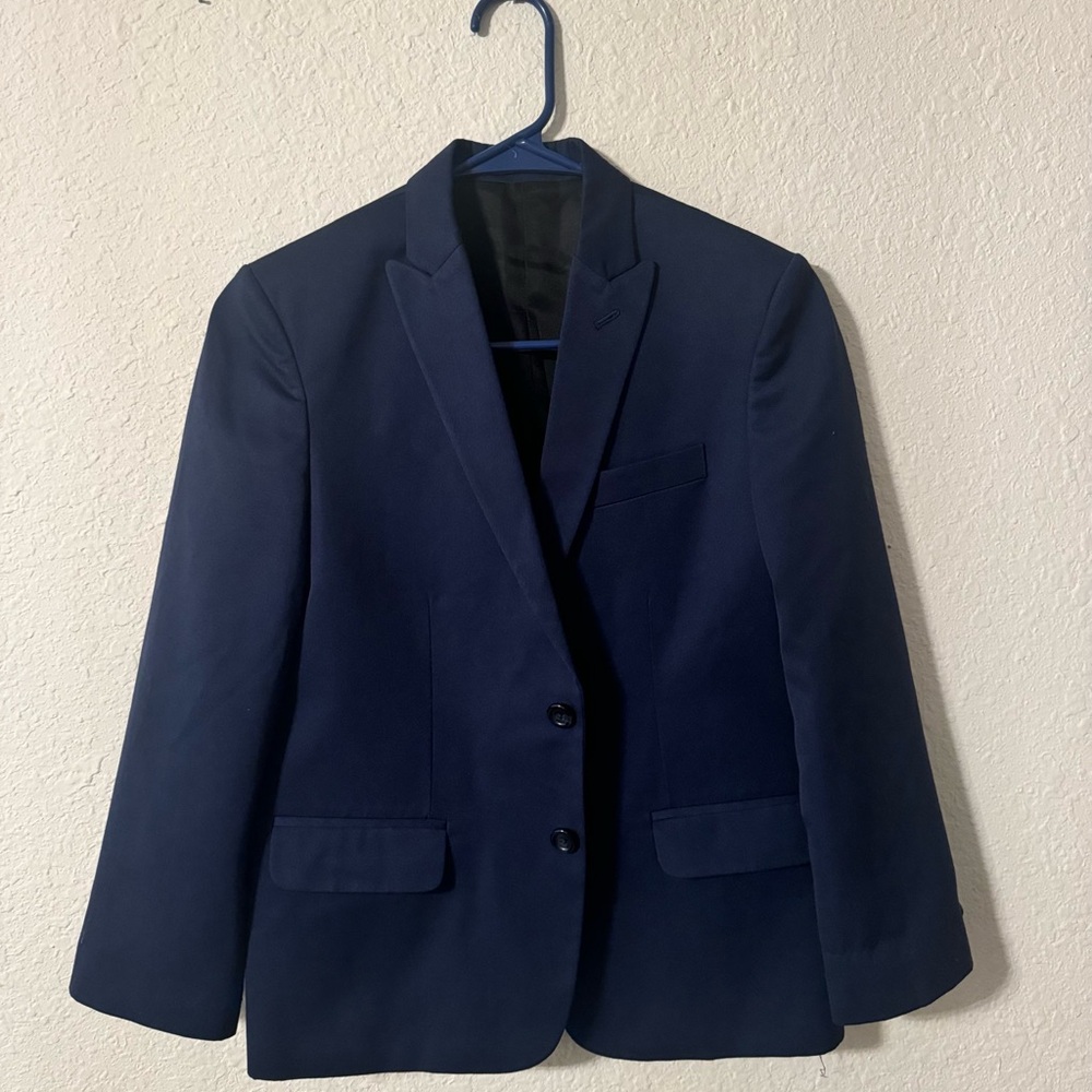 Calvin Klein Boys' 2-Piece Formal Suit Set, Navy